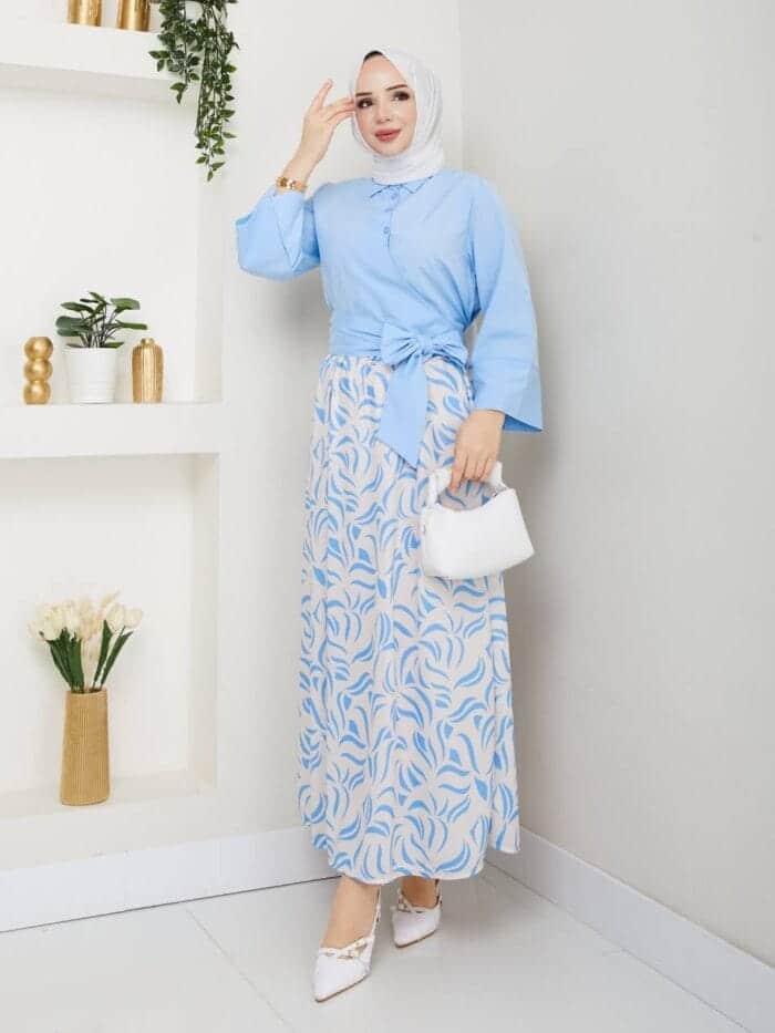 Frühlingslook - Yeni Sezon-babyblau