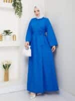 Maxikleid mit Taillengürtel