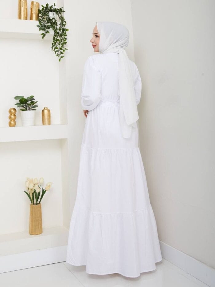 sommerkleid-Blumenstickerei