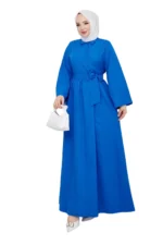 Maxi Dress with Waist Belt