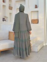 Elegant Maxi Dress with Ruffles and Lace Details – Airy Opaque - Image 12