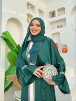 Elegantes Satin Kaftan Set – 2-teilig | Modest Fashion – Bild 15
