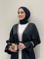 Elegantes Satin Kaftan Set – 2-teilig | Modest Fashion – Bild 4