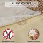 Bettwäsche 3-teiliges Set mit braun-beigem Karomuster | OEKO-TEX zertifiziert – Bild 6