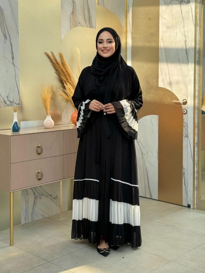 Modest Abaya mit Plisseeärmeln | Für Damen & Sommer 2025 – Bild 8