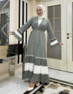 Modest Abaya mit Plisseeärmeln | Für Damen & Sommer 2025 – Bild 4