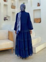 Elegant Maxi Dress with Ruffles and Lace Details – Airy Opaque - Image 6