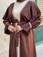 Elegantes Satin Kaftan Set – 2-teilig | Modest Fashion – Bild 10