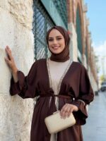 Elegantes Satin Kaftan Set – 2-teilig | Modest Fashion – Bild 9