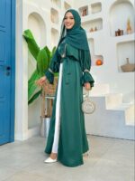 Elegantes Satin Kaftan Set – 2-teilig | Modest Fashion – Bild 13