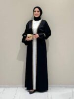 Elegantes Satin Kaftan Set – 2-teilig | Modest Fashion – Bild 2