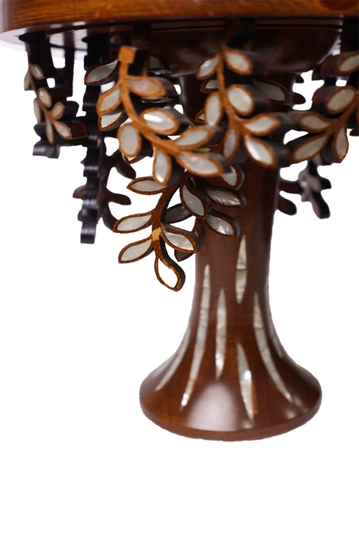 Handmade Olive Tree Incense Burner with Olive Wood Lid - Image 2