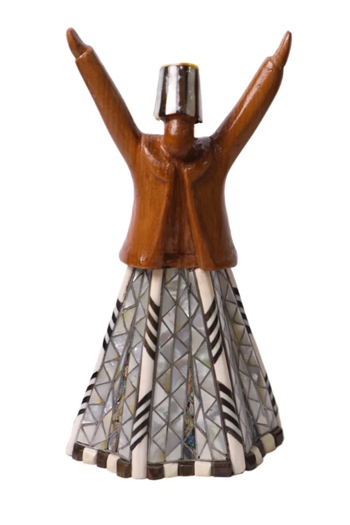 Whirling Dervish Figurine “Malawiya” – Handmade from Damascus - Image 2