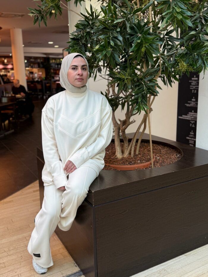 Cream Two-Piece - Model 1 - Image 1