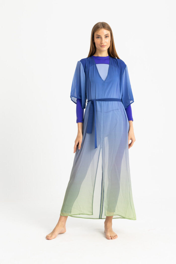 Cover up Dress - Gradient Green - Image 1