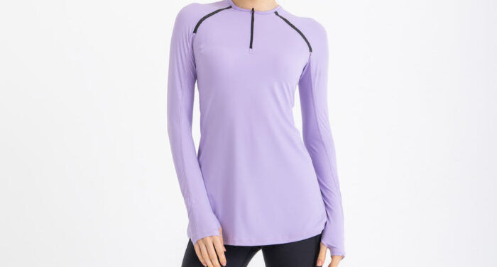Performance Long Sleeve Top - Digital Lavander - Image 1