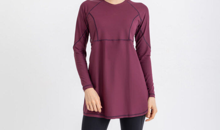 Breeze Back Top -Crushed Violets - Image 1