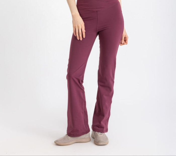 V-Flare Leggings -Crushed Violets - Image 1