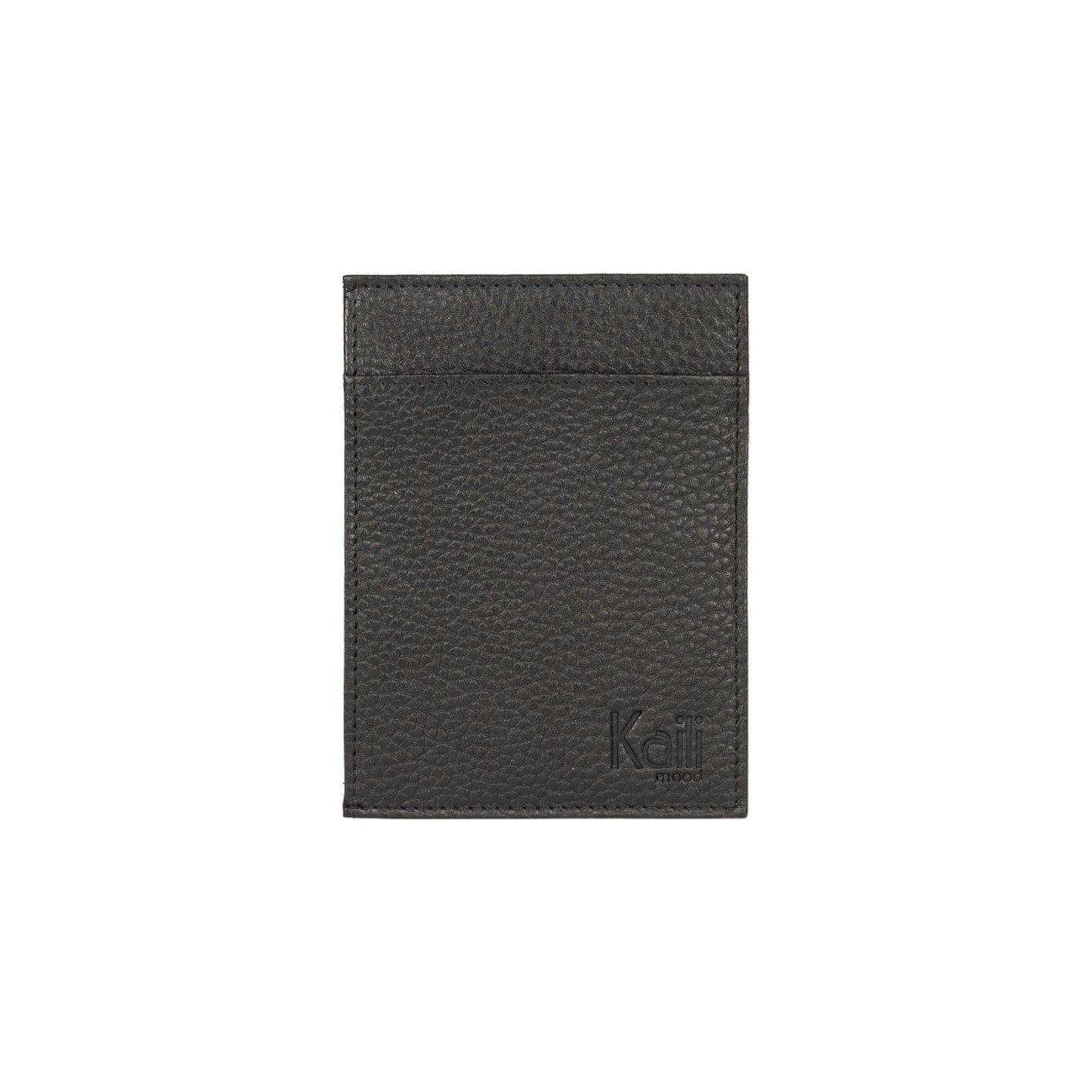 K10307AB_2_1e192f3e-5733-409a-a829-4202b8825d3b.Jpg Leather RFID card case for documents & cards | Black - Image 4