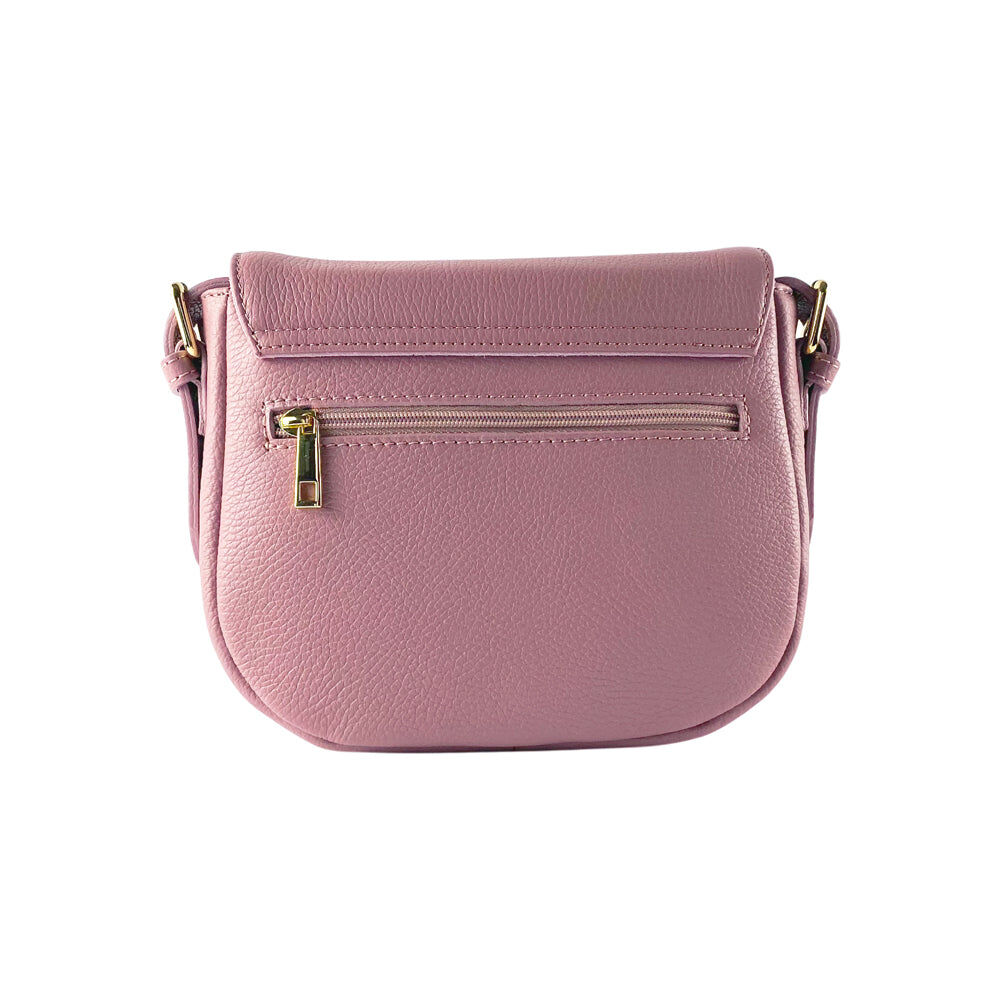 RB1002AZ_1_78fd0096-9390-4440-8676-9204d04599b1.Jpg Women's Leather Crossbody Bag | Dusty Pink - Image 2