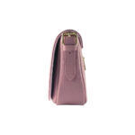 Women's Leather Crossbody Bag | Dusty Pink - Image 3