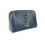 Elegant Leather Shoulder Bag | Blue - Image 5
