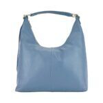 Soft Leather Shoulder Bag for Women | Light Blue - Image 2