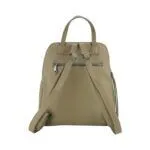 Damen-Leder-Rucksack mit Doppelfach | Taupe – Bild 5
