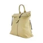 Weicher Leder-Rucksack für Damen | Beige – Bild 2