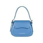 "EMMA" Shoulder Bag with Flap | Sky Blue