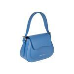 "EMMA" Shoulder Bag with Flap | Sky Blue - Image 5