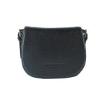 Classic Leather Shoulder Bag | Black - Image 5